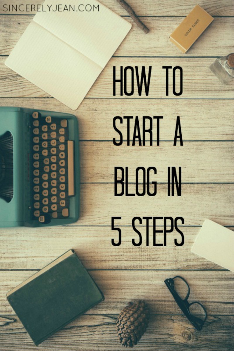 How to Start a Profitable Blog - Step-by-step guide to setting up a WordPress Blog on Bluehost! | www.sincerelyjean.com