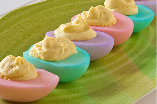 Easter Deviled Eggs by Real Mom Kitchen