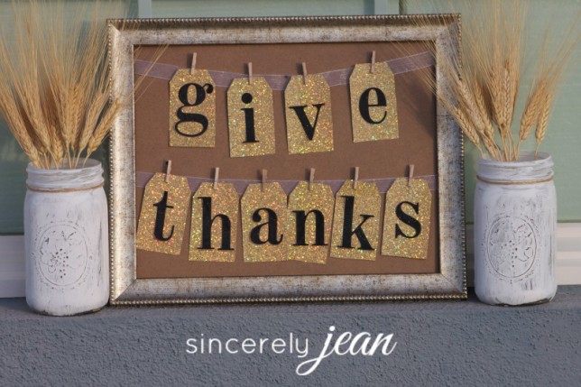 Give Thanks Picture Frame