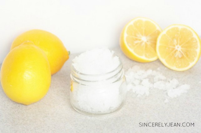 Lavender Lemon Salt Scrub