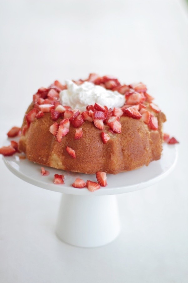 Strawberry Butter Cake