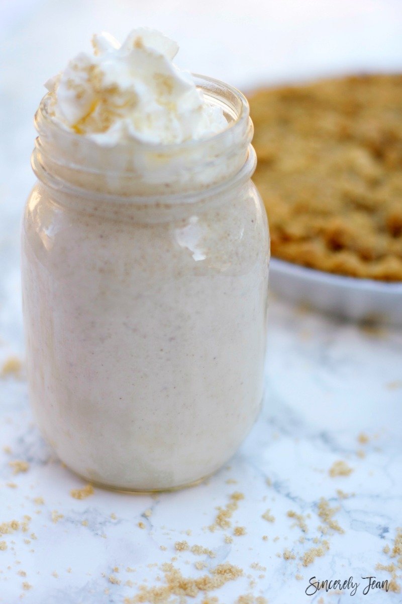 SincerelyJean.com Apple Pie Milkshake recipe